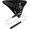 Bondage,Darkness Darkness Mutande Bondage Con Guinzaglio - Nero