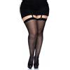 Leg Avenue,Leg Avenue Hosiery Leg Avenue - Calze Nere Taglia Grande