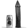 All Black Dildo Lungo Con Asta Nero All Black 24 Cm