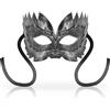 Masks,OhMama Maschera Veneziana Color Argento