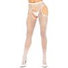Leg Avenue,Leg Avenue Hosiery Calze A Rete Bianche Effetto Reggicalze Leg Avenue