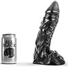 All Black Dildo Lungo Nero All Black 23 Cm