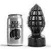 All Black Grande Plug Anale Bomba A Mano All Black 14 Cm