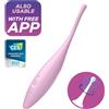 Connect,Satisfyer Vibratore Clitorideo A Punta Satisfyer Twirling Joy - Rosa