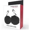 Darkness,Sensations Darkness Pinze Per Capezzoli - Palline Di Pelliccia