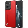 EASSGU Custodia per Motorola Moto Edge 50 Neo/ThinkPhone 25 (6.36 Inches), Cover per Telefono in Stile Business con Retro in PU Pelle - Rosso