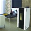 LVZ Stufa a pellet canalizzata Gioia 9.5 kW bianco