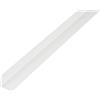 Alberts 478957 eco Profilo angolare, PVC-U bianco, 1000 x 20 x 20 mm