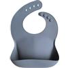 mushie | Bavaglino Silicone | Bavaglino Impermeabile Regolabile | Facile da Pulire | 4 Misure Regolabili con tasca Frontali Profonde | Senza BPA | articoli per neonati & bambini | Tradewinds