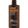 PIZ BUIN Allergy Latte Solare SPF 50+, Crema solare 50+ per pelli delicate e sensibili al sole, Protezione solare 50+ con filtro solare UVA/UVB, Latte solare SPF 50+ resistente all'acqua, 200 ml