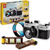 lego Creator 3 in 1 - Fotocamera Retro Macchina Fotografica Trasformabile in Videocamera o TV Vintage per Bambini da 8+ Anni - 31147