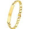 Joop! Bracciale in Acciaio Inossidabile unisex da Donna e da Uomo, 22,5 cm, oro, in confezione regalo, 2035896