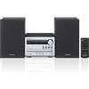 Panasonic Amplificatore digitale DAB+ SC-PM250BEGS I, lettore CD, radio FM e por