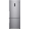 LG GBB567PZCMB FRIGORIFERO COMBINATO LIBERA INSTALLAZIONE 462LT NO FROST MOTORE INVERTER CLASSE E INOX