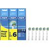 Oral-b Testine di ricambio Oral-B Precision Clean per spazzolino Bianco 6pz [PRECISION CLEAN]
