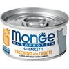 Monge Monoprotein Cibo Umido per Gatti - Tacchino con Carote - 24x80 gr