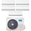 CLIMATIZZATORE PENTA 18+18+18+18+18 MIDEA XTREME PRO GREEN CON LAMPADA UV WI FI R-32 DC INVERTER M5OE-42HFN8-Q LINEA 2026