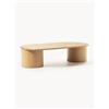 Westwing Collection Tavolino da salotto ovale in legno di quercia Didi