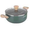 KASANOVA Casseruola 20 cm verde Cooking Therapy con coperchio