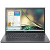 Acer Aspire 5 Intel® Core™ i5 i5-1235U Computer portatile 39,6 cm (15.6"") Full HD 16 GB DDR4-SDRAM 512 GB SSD NVIDIA GeForce RTX 2050 Wi-Fi 6E (802.11ax) Windows 11 Home Grigio"