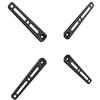 RICOO Adattatore VESA Estensione VA0200 supporto TV Staffa monitor Televisore 32-55 (81-140 cm) Estendere VESA 200 x 200 a 400 x 400 Acciaio Nero