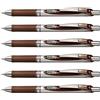 Pentel EnerGel BL77, penna a gel con meccanismo a pressione, 0,35 mm, 1 pezzo 6 Stück | braun