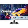 ASUS VZ27EHF Monitor Gaming Eye Care da 27" pollici, Full HD (1920x1080), IPS, Frameless, 100 Hz, Adaptative-Sync, Tempo di Risposta 1 ms, HDMI, Filtro Luci Blu, Antisfarfallio, Nero