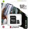 Kingston Canvas Select Plus 512Gb Sdcs2/512Gb Micro Sd 512Gb + Adattatore Sd