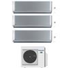 Panasonic CONDIZIONATORE PANASONIC TRIAL SPLIT ETHEREA SILVER 7000+7000+9000 BTU WIFI INVERTER CU-4Z80TBE A++