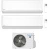 Panasonic CONDIZIONATORE PANASONIC DUAL SPLIT ETHEREA BIANCO 7000+7000 BTU WIFI INVERTER CU-4Z68TBE A++