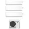 Panasonic CONDIZIONATORE PANASONIC TRIAL SPLIT ETHEREA BIANCO 7000+9000+12000 BTU WIFI INVERTER CU-4Z68TBE A++