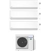 Panasonic CONDIZIONATORE PANASONIC TRIAL SPLIT ETHEREA BIANCO 7000+9000+15000 BTU WIFI INVERTER CU-4Z80TBE A++