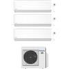 Panasonic CONDIZIONATORE PANASONIC TRIAL SPLIT ETHEREA BIANCO 9000+12000+18000 BTU WIFI INVERTER CU-4Z80TBE A++