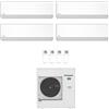 Panasonic CONDIZIONATORE PANASONIC QUADRI SPLIT ETHEREA BIANCO 7000+7000+9000+9000 BTU WIFI INVERTER CU-4Z80TBE A++
