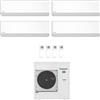 Panasonic CONDIZIONATORE PANASONIC QUADRI SPLIT ETHEREA BIANCO 7000+7000+9000+18000 BTU WIFI INVERTER CU-4Z80TBE A++