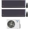 Panasonic CONDIZIONATORE PANASONIC DUAL SPLIT ETHEREA GRAFITE 9000+9000 BTU WIFI INVERTER CU-2Z50CBE A+++