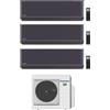 Panasonic CONDIZIONATORE PANASONIC TRIAL SPLIT ETHEREA GRAFITE 7000+9000+15000 BTU WIFI INVERTER CU-3Z52TBE A+++