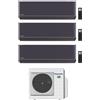 Panasonic CONDIZIONATORE PANASONIC TRIAL SPLIT ETHEREA GRAFITE 7000+9000+12000 BTU WIFI INVERTER CU-3Z68TBE A++
