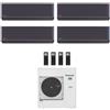 Panasonic CONDIZIONATORE PANASONIC QUADRI SPLIT ETHEREA GRAFITE 7000+7000+7000+15000 BTU WIFI INVERTER CU-4Z68TBE A++