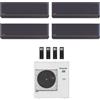 Panasonic CONDIZIONATORE PANASONIC QUADRI SPLIT ETHEREA GRAFITE 7000+9000+9000+12000 BTU WIFI INVERTER CU-4Z68TBE A++