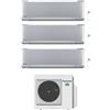 Panasonic CONDIZIONATORE PANASONIC TRIAL SPLIT ETHEREA SILVER 7000+7000+12000 BTU WIFI INVERTER CU-3Z68TBE A++
