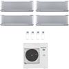 Panasonic CONDIZIONATORE PANASONIC QUADRI SPLIT ETHEREA SILVER 7000+7000+9000+9000 BTU WIFI INVERTER CU-4Z68TBE A++