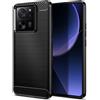 BCASE CUSTODIA B-CASE TPU SILICONE COVER CASE PER XIAOMI 13T PRO CARBON METAL BLACK