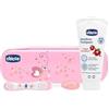Chicco Set Dentale Rosa Con Fluoro