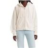 Levi's Everyday Zip Hoodie Felpa con Cappuccio, Sugar Swizzle, L Donna