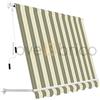 SANGIORGIO srl Tenda Da Sole Sangiorgio 300x250 A Caduta Senza Cassonetto Con Braccetti Telo Beige Rigato