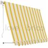 SANGIORGIO srl Tenda Da Sole Sangiorgio 300x250 A Caduta Senza Cassonetto Con Braccetti Telo Giallo A Righe