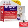 FELIWAY Friends - Armonia fra Gatti - Confezione da 3 Ricariche - 3 x 48 ml