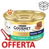 Purina Cat Gourmet Gold Mousse con Coniglio - Lattina Da 85 Gr - CONFEZIONE RISPARMIO