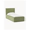 Westwing Collection Letto in velluto a coste Dream - Verde